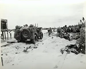 Jeep Prints: Tarawa Airport Under Seige