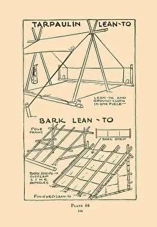 Shelter Prints: Tarpaulin Lean-To