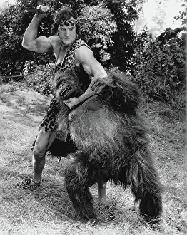 Challenge Prints: Tarzan Wrestling with an Ape