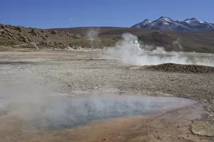 Images Dated 1st November 2012: Tatio Geysers, steam sources, San Pedro de Atacama, Antofagasta Region, Chile