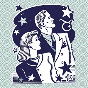 Male Beauty Prints: Taurus Couple