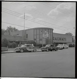 Taxis Sitting Outside Bus Station