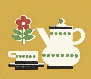 Carafe Prints: Tea Pot and Cup