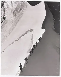 Difficult Prints: Team Climbing Mountain
