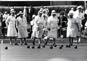 Bowling Prints: Team Lawn Bowling Women's Championship