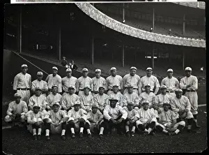 Team Photo of New York Giants in Stadium