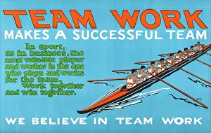 Team Prints: Team Work Makes A Successful Team