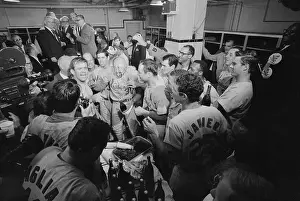 Teammate Pouring Champagne on Orlando Cepeda
