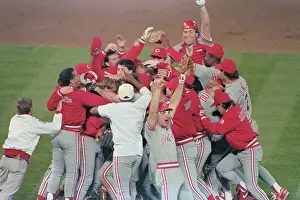 Oakland Prints: Teammates Celebrating Win