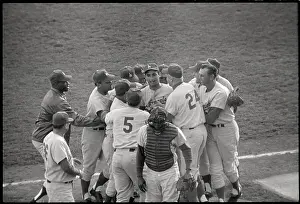 Surrounding Prints: Teammates Surrounding Sandy Koufax
