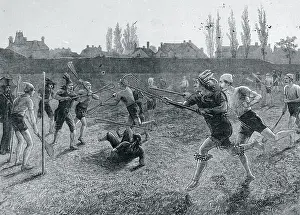 Lacrosse Prints: Teams Competing in Lacrosse