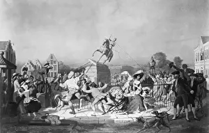 Down Prints: Tearing Down Statue Of George Iii