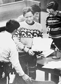 Ted Bundy Entering Court
