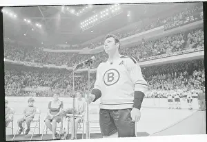 Ted Green Addressing Stadium Fans