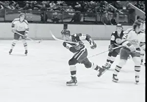Ted Green Playing Ice Hockey