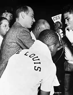 Announcer Prints: Ted Husing Broadcasts Boxing