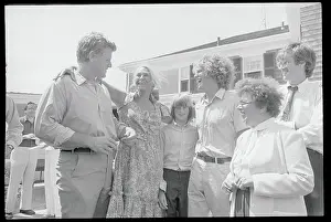 Ted Joan Kennedy in Jubilant Mood
