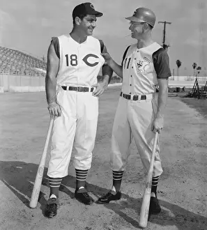 Tampa Prints: Ted Kluszewski and Roy McMillan Wearing New Uniforms