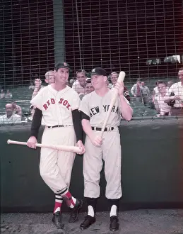 Ted Williams Prints: Ted And Mickey