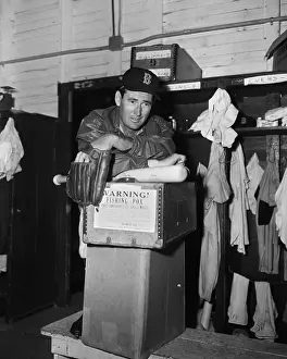 Sarasota Prints: Ted Williams in Locker Room