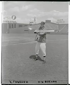 Sarasota Prints: Ted Williams Practicing
