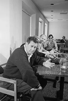 Ted Williams in Press Conference with Texas Rangers Officials
