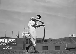Motion Blur Prints: Ted Williams Swinging Bat
