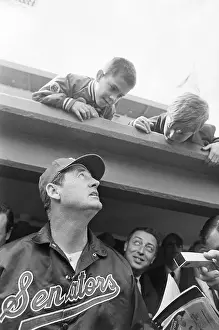 Ted Williams Talks To Young Baseball Fan