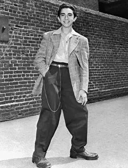 Teenager Prints: Teen In Snazzy Zoot Suit