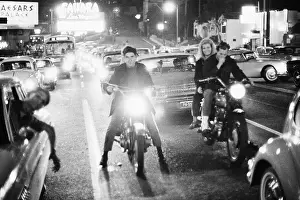 Teenagers Cruising Las Vegas Strip at Night