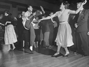 Teenagers Dancing to Rock n Roll