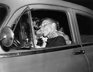 Boyfriend Prints: Teenagers Necking in a Car