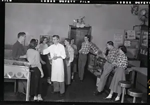Socializing Prints: Teenagers at Snack Shop
