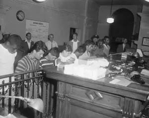 Stabbing Prints: Teenagers Stand In Precinct After Arrest