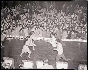 Arsenal Prints: Teenagers Watching Dance Demonstration