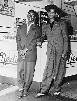 Teenage Boy Prints: Teens Dressed in Zoot Suits