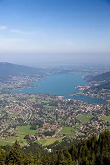 General View Prints: Tegernsee lake with Bad Wiessee