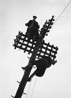 Unusual Angle Prints: Telegraph Pole