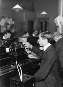 Used Prints: Telegraphy Worker