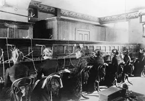 Telephone Operators at Switchboards