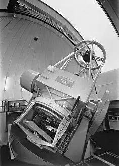 Sussex Prints: Telescope Points Skyward