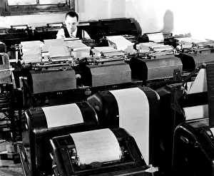Teletype Machines & Operator