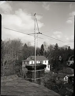 Antenna Prints: Television Antenna on Rooftop