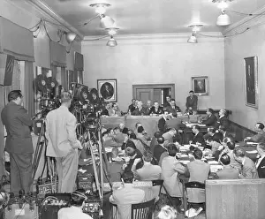 Charles W Prints: Television Cameras Filming Frank Costello's Testimony