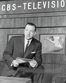 Script Prints: Television Commentator Walter Cronkite