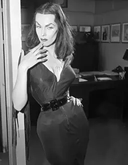 Television Prints: Television Show Host Maila Nurmi as Vampira