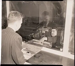 Teller Prints: Teller Receiving Deposit