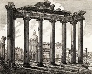 Colonnade Prints: Temple of Concord by Rosini