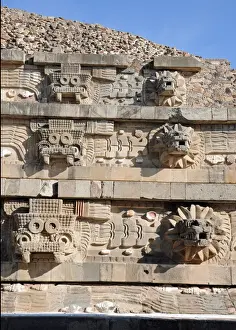 Temple of Feathered Serpent Pyramid, Teotihuacan