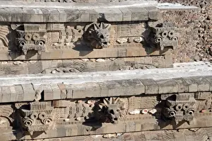 Temple of Feathered Serpent Pyramid, Teotihuacan